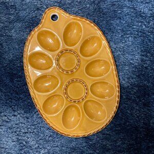 Vintage * Ceramic Egg Plate